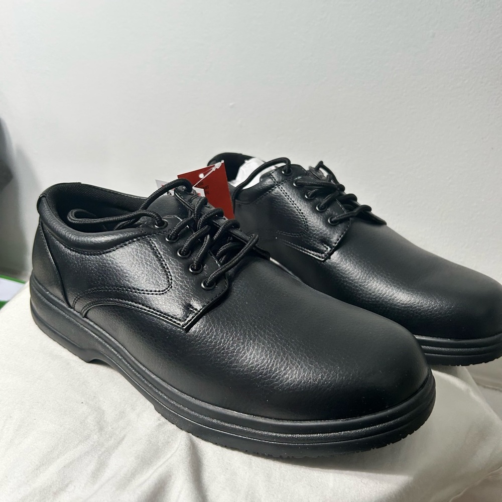 Deer Stags Black Service Shoe